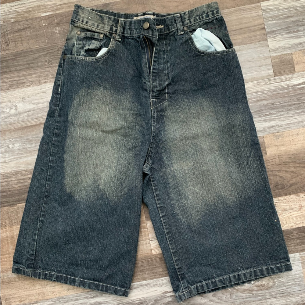 Kids' Black Denim Shorts